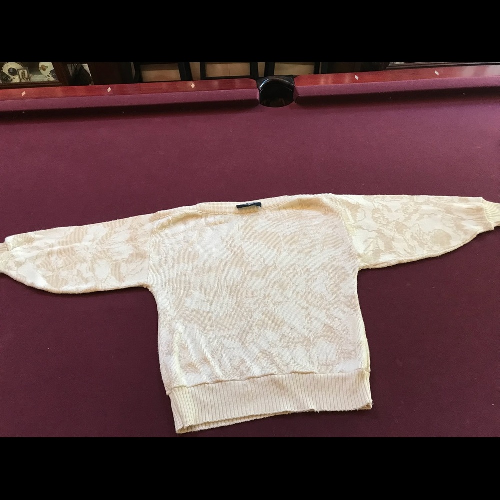 Vintage Pierre Cardin Creme Sweater
